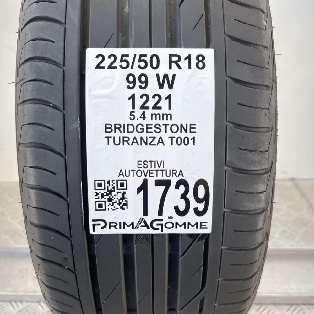 Pneumatico Usato 225 50 R18 99W BRIDGESTONE Turanza T001 77% Estivo | Gomme Usate | PrimaGomme.it Pneumatico usato 225 50 R18 BRIDGESTONE Turanza T001 - foto 7