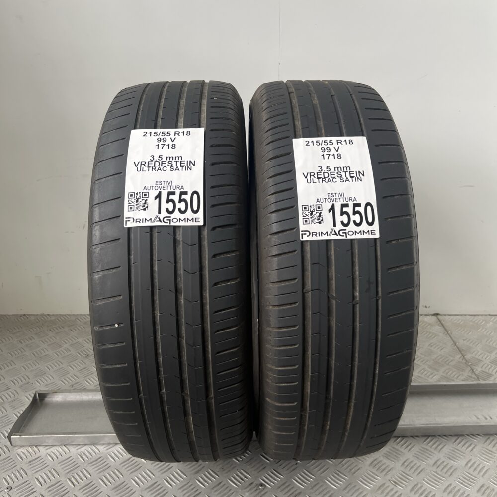 Gomme Usate 215 55 R18 99V Vredestein Ultrac Satin Estive | Gomme Usate | PrimaGomme.it Gomme Usate 215 55 R18 99V Vredestein Ultrac Satin Estive - immagine 9