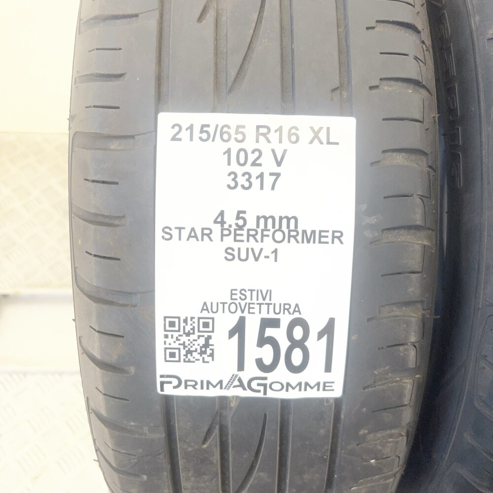 Gomme Usate 215 65 R16 XL 102V Star Performer SUV-1 Estive | Gomme Usate | PrimaGomme.it Gomme Usate 215 65 R16 XL 102V Star Performer SUV-1 Estive - immagine 2