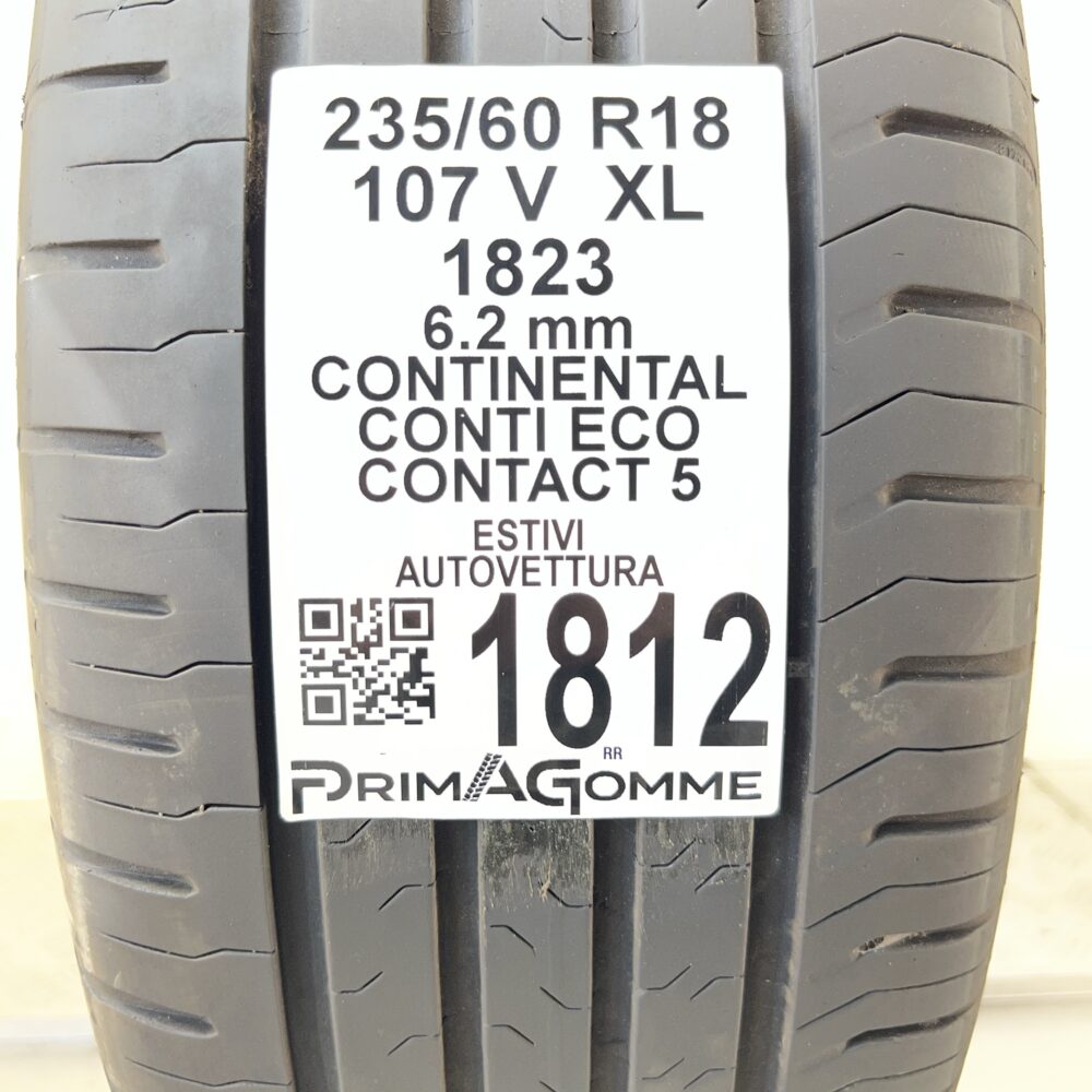 Pneumatico Usato 235 60 R18 XL 107V CONTINENTAL Conti Eco Contact 5 89% Estivo | Gomme Usate | PrimaGomme.it Pneumatico usato 235 60 R18 CONTINENTAL Conti Eco Contact 5 - foto 7
