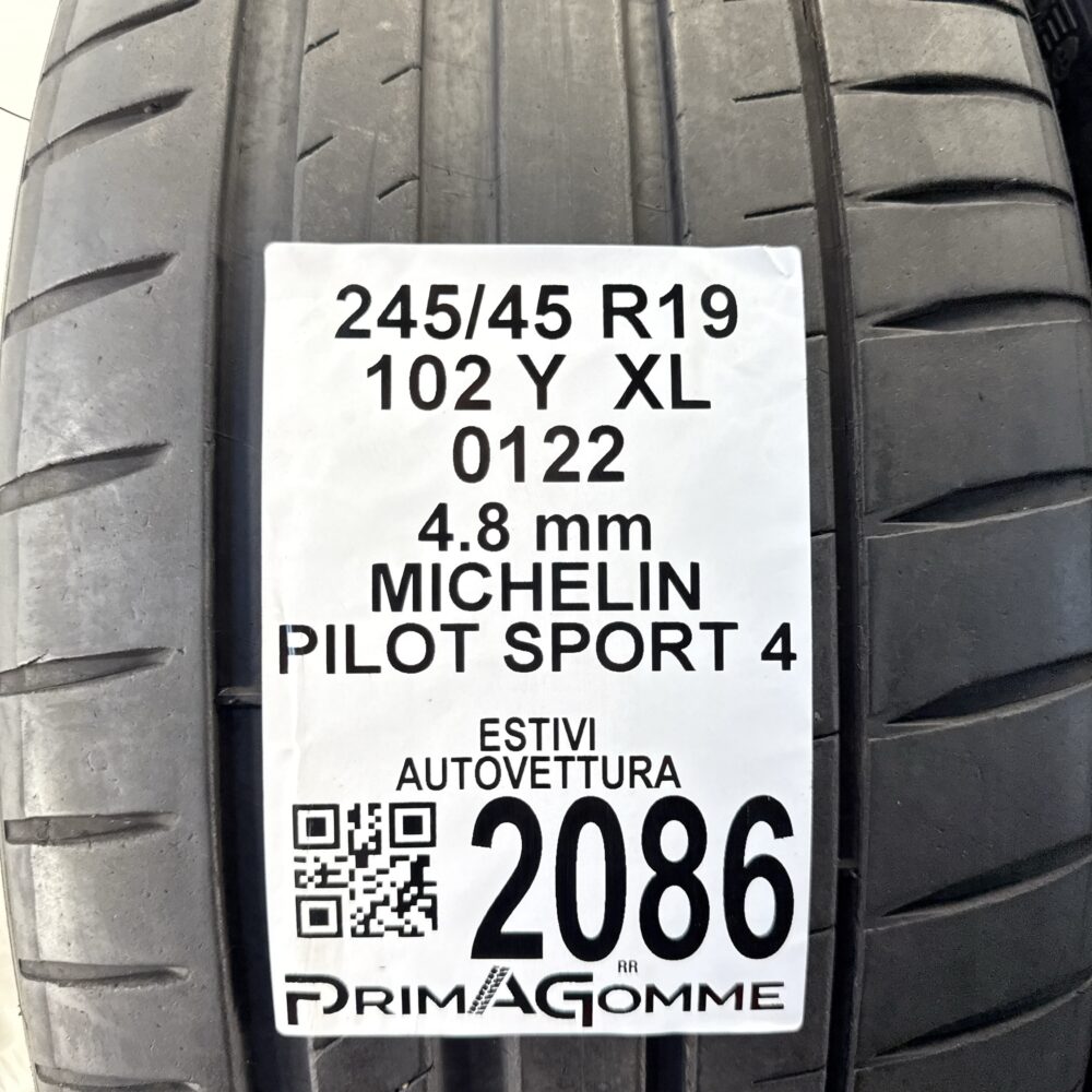 Pneumatici Usati 245 45 R19 XL 102Y Michelin Pilot Sport 4 Estive | Gomme Usate | PrimaGomme.it Pneumatici usati 245 45 R19 Michelin Pilot Sport 4 - foto 9