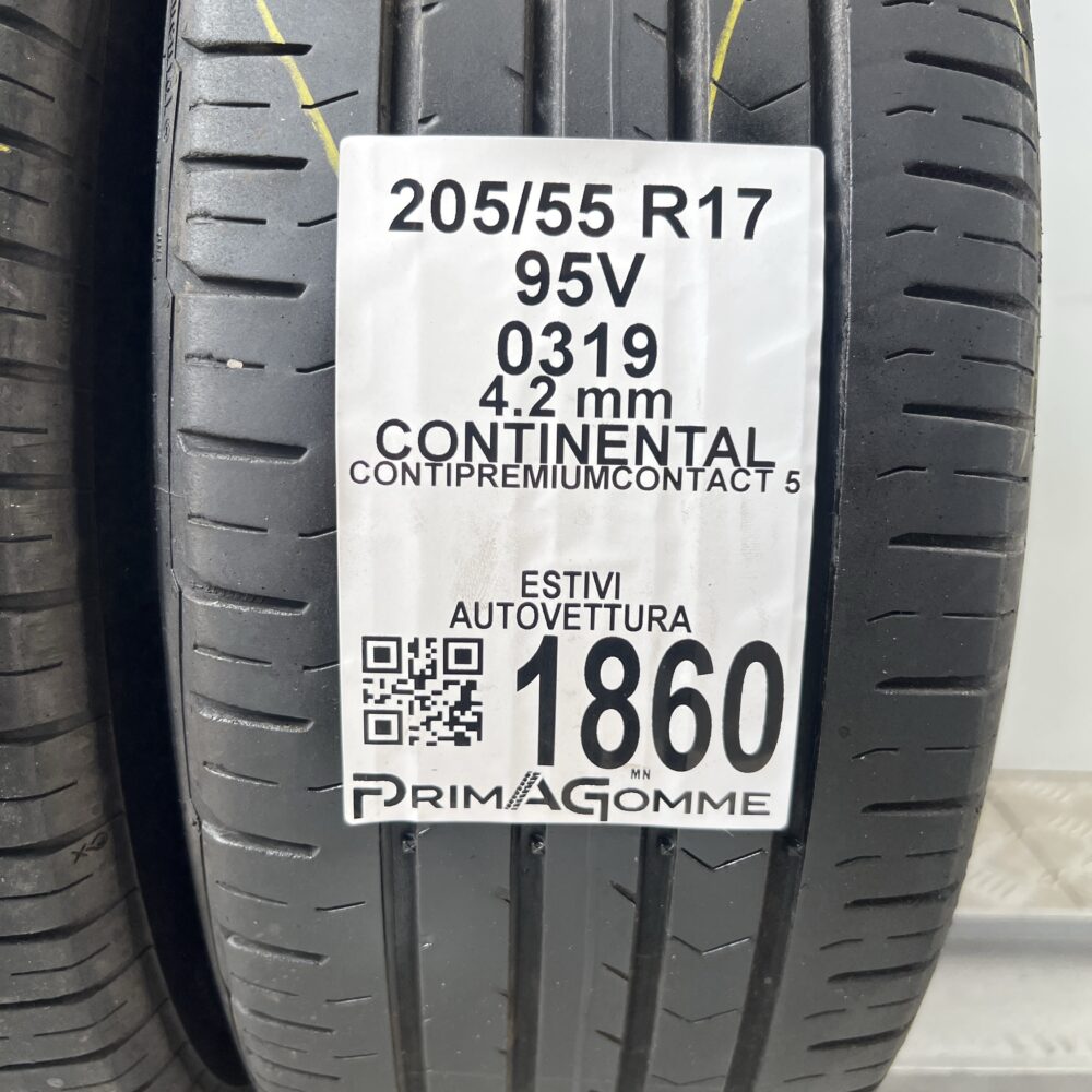 Pneumatici Usati 205 55 R17 95V Continental ContiPremiumContact 5 Estive | Gomme Usate | PrimaGomme.it Pneumatici usati 205 55 R17 Continental ContiPremiumContact 5 - foto 7