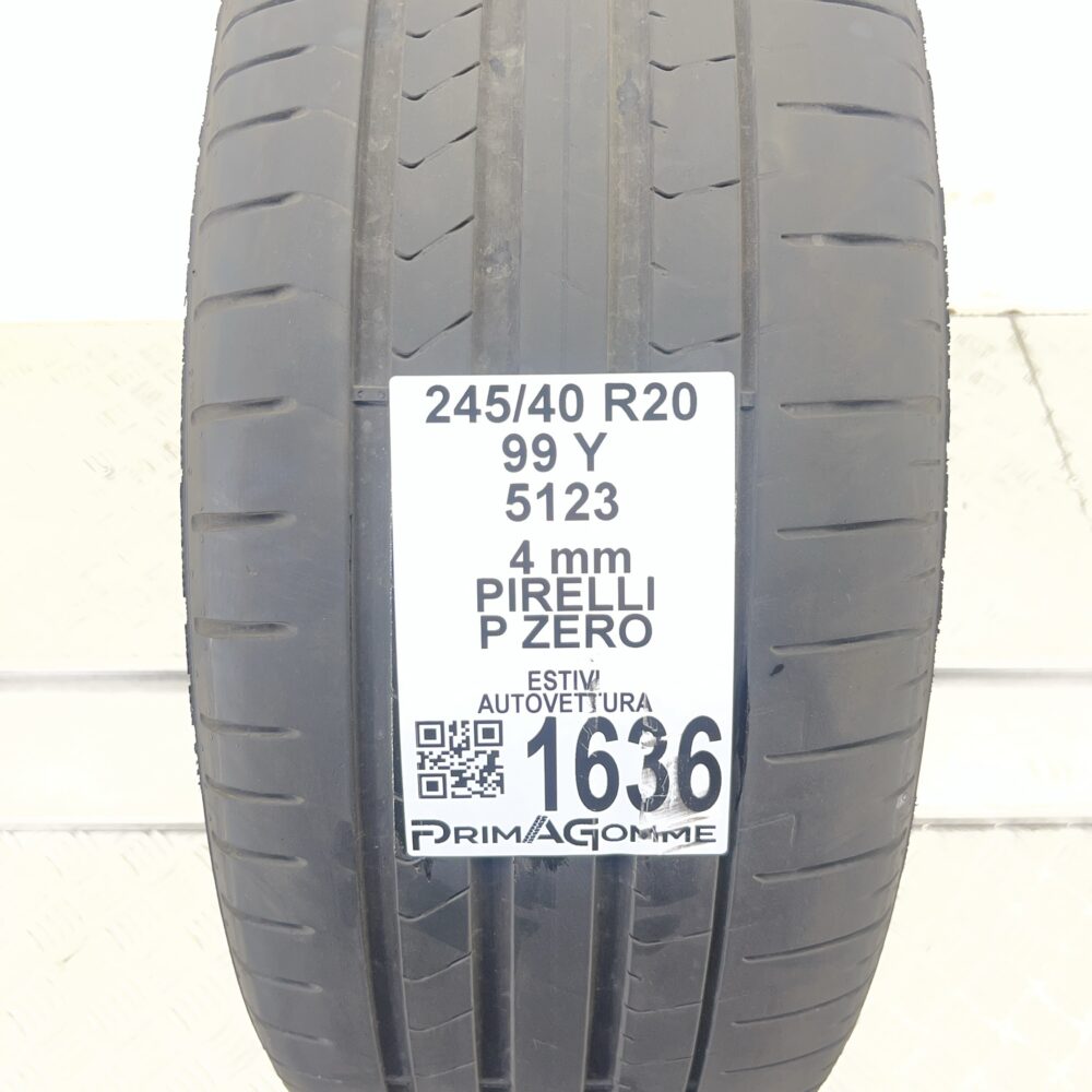 Pneumatico Usato 245 40 R20 99Y Pirelli P Zero Estivo | Gomme Usate | PrimaGomme.it Pneumatico usato 245 40 R20 Pirelli P Zero - foto 7