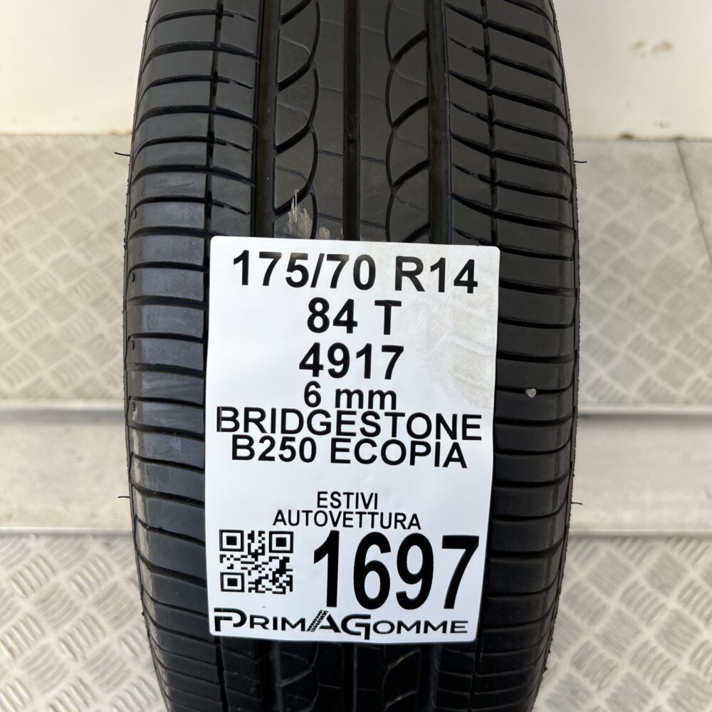 Pneumatico Usato 175 70 R14 84T Bridgestone B250 Ecopia 86% Estivo | Gomme Usate | PrimaGomme.it Pneumatico usato 175 70 R14 Bridgestone B250 Ecopia - foto 7