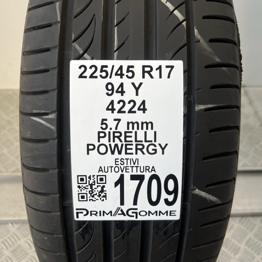 Pneumatico Usato 225 45 R17 94Y Pirelli Powergy 81% Estivo | Gomme Usate | PrimaGomme.it Pneumatico usato 225 45 R17 Pirelli Powergy - foto 7