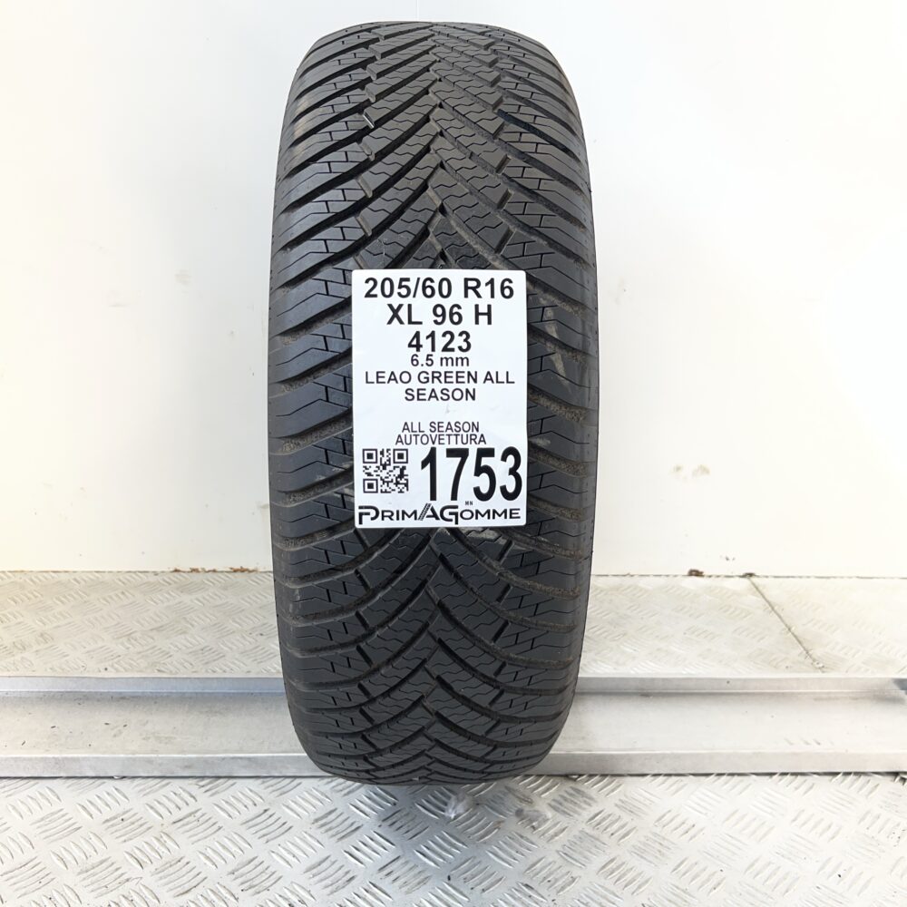 Pneumatico Usato 205 60 R16 XL 96H Leao Green All Season 81% 4 Stagioni | Gomme Usate | PrimaGomme.it Pneumatico usato 205 60 R16 Leao Green All Season - foto 7