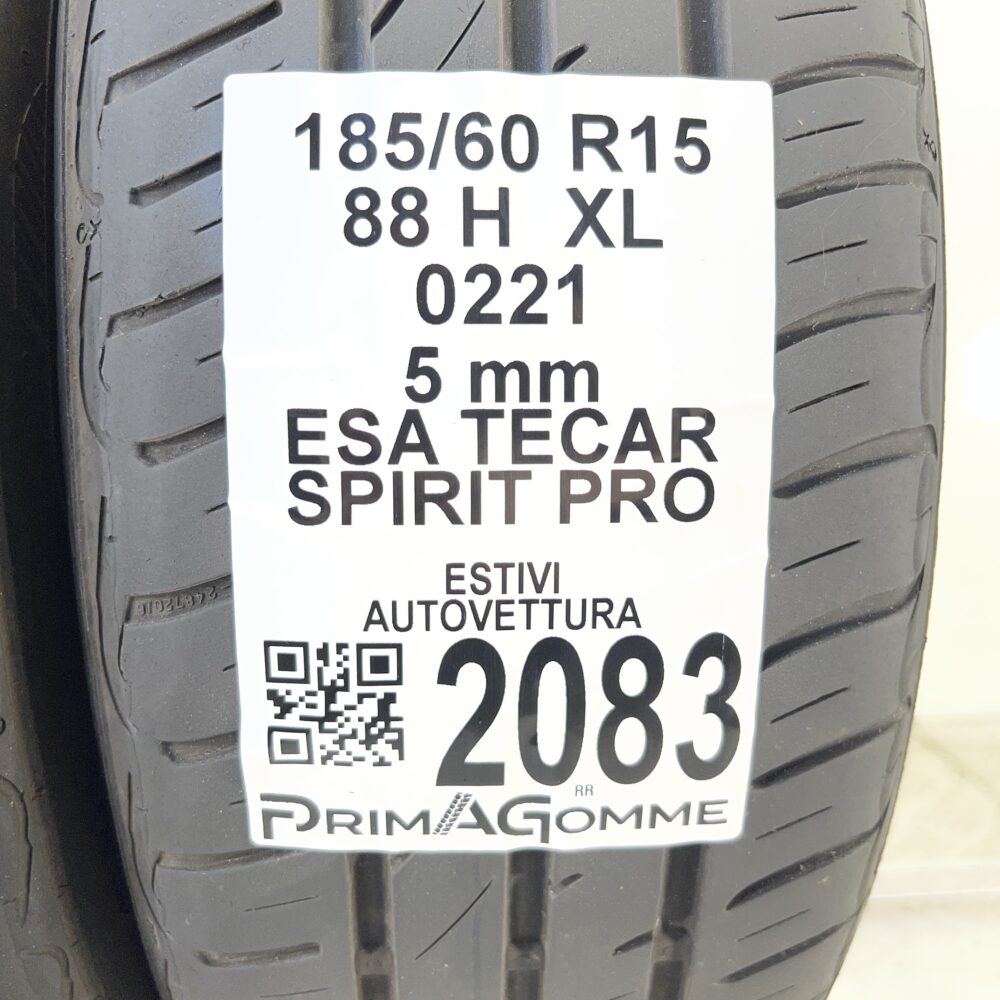 Pneumatici Usati 185 60 R15 XL 88H Esa Tecar Spirit Pro 71% Estive | Gomme Usate | PrimaGomme.it Pneumatici usati 185 60 R15 Esa Tecar Spirit Pro - foto 7