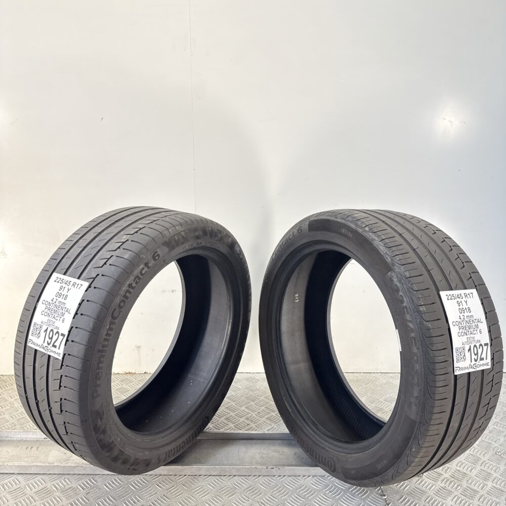 Pneumatici Usati 225 45 R17 91Y Continental Premium Contact 6 Estive | Gomme Usate | PrimaGomme.it Pneumatici usati 225 45 R17 Continental Premium Contact 6