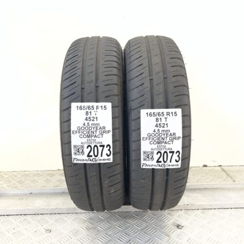 Pneumatici Usati 165 65 R15 81T Goodyear Efficient Grip Compact Estive
