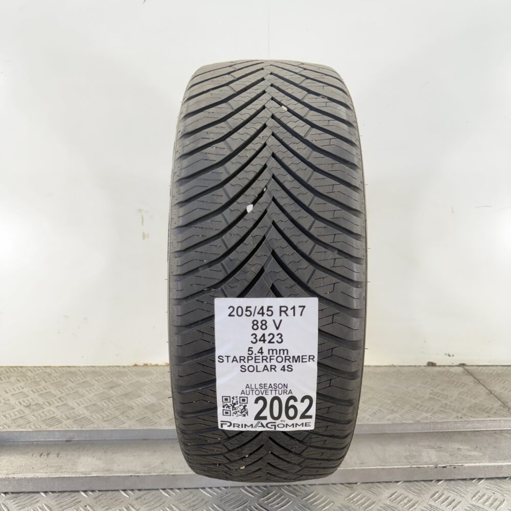 Pneumatico Usato 205 45 R17 88V Star Performer Solar 4S 4 Stagioni | Gomme Usate | PrimaGomme.it Pneumatico usato 205 45 R17 Star Performer Solar 4S - foto 8